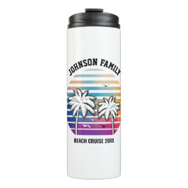Beach Family Reunion Custom Cruise Summer Vacking Thermosbeker