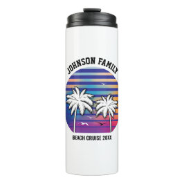 Beach Family Reunion Custom Cruise Summer Vacking Thermosbeker