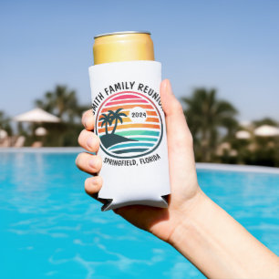 Beach Family Reunion Vakantie Logo Koelbox