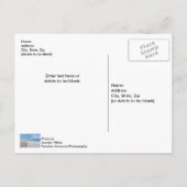 Beach Fence Destin du matin Florida Carte postale (Dos)