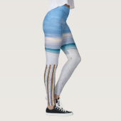 Beach Fence Destin du matin Floride Leggings (Droite)