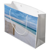Beach Fence Morning Destin Florida Cadeau Sac (Dos Angle)