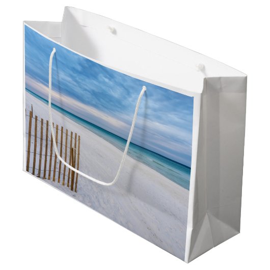 Beach Fence Morning Destin Florida Cadeau Sac (Devant Angle)
