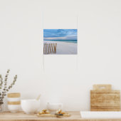 Beach Fence Morning Destin Florida Poster (Cuisine)