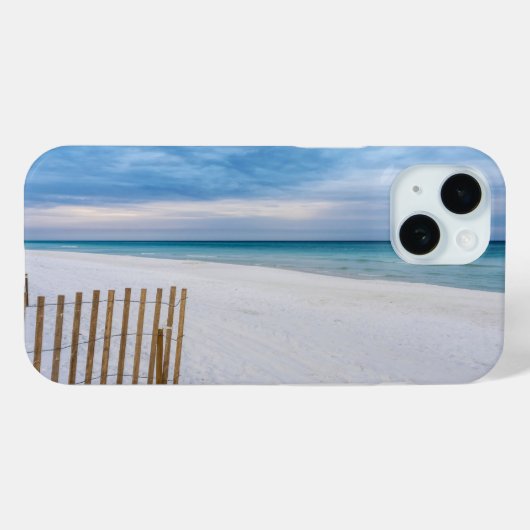 Beach Fence Morning Destin Floride coque iphone (Verso (horizontal))