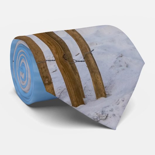 Beach Fence Morning Destin Floride Cravate (Roulé)