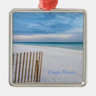 Beach Fence Ochtend Destin Florida Ornament