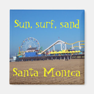 Beach Ferris Wheel Santa Monica, California Pier Magneet