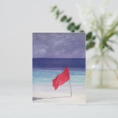 Beach Flag - Storm Warning 1985 Briefkaart (Staand voorkant)