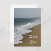 Beach Flat Hartelijk dank Noteer Kaart (Voorkant / Achterkant)