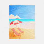 Beach Fleece Blanket, 30 x 40 inch (Voorkant)