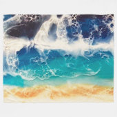 Beach Fleece Deken (Voorkant (Horizontaal))