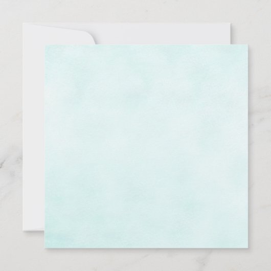 Beach Floral Sand Dollar Starfish Save the Date (Achterkant)