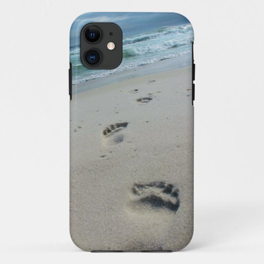 Beach Footprint Phone Case (Achterkant)