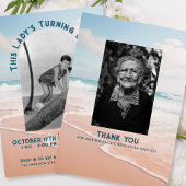 Beach  Foto 80e verjaardag Open Huis Kaart