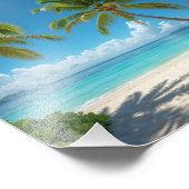 Beach Foto Afdruk (Hoek)