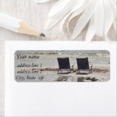 Beach foto etiket (Insitu)