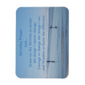 Beach foto Serenity Prayer Ocean Magneet (Verticaal)