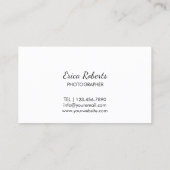 Beach fotografie visitekaartje (Achterkant)