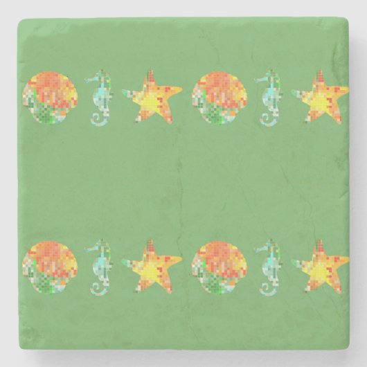 Beach Fresh Stenen Onderzetter (Voorkant)