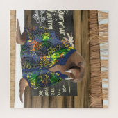 Beach Fun Hawaiian Walrus Legpuzzel (Horizontaal)