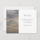 Beach Funeral / Memorial Hartelijk dank voor uw pl Kaart (Voorkant)