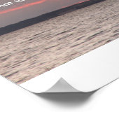 Beach geïnspireerd poster (Hoek)