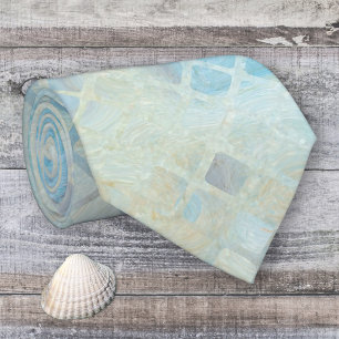 Beach Geïnspireerd Stropdas met gecheckt patroonpa