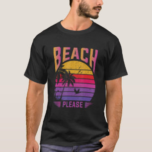 Beach Gelieve te palmen zonnebrillen Zee Koel un 1 T-shirt