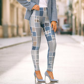 Beach Geometric Waterverf Pattern Legging