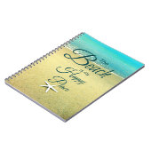 Beach Gezegde Note Book Notitieboek (Linkerzijde)