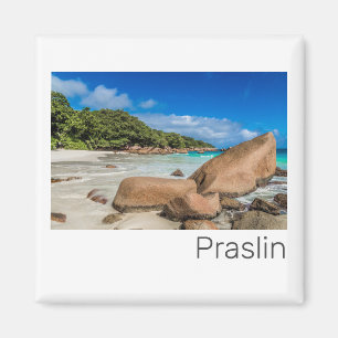 Beach Gift Praslin Seychellen Island Anse Lazio Magneet
