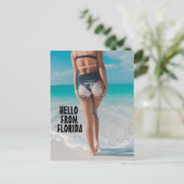 BEACH GIRL BIKINI FLORIDA BRIEFKAARTEN (Staand voorkant)