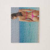 BEACH GIRL G STRING BIKINI JIGSAW PUZZLE (Vertical)