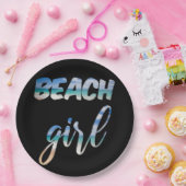Beach Girl Papieren Bordje (Feest)
