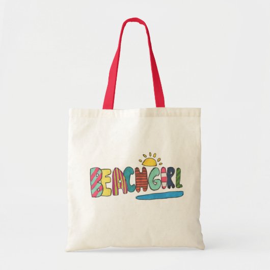 Beach Girl Sac fourre-tout (Devant)
