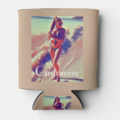 Beach Girl Thunder_Cove Blikjeskoeler (Voorkant)