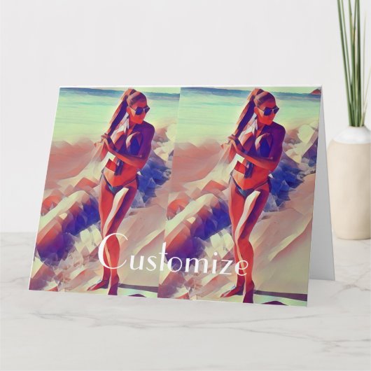 Beach Girl Thunder_Cove Kaart (Voorkant)