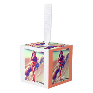 Beach Girl Thunder_Cove Kubus Ornament
