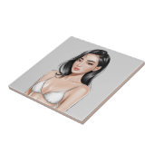 Beach Glam Onderzetter Tegeltje (Zijkant)