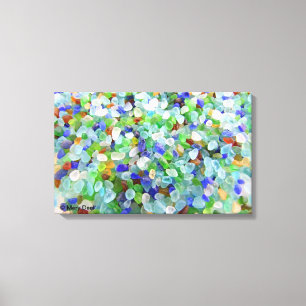 Beach Glass-1 Canvas Afdruk