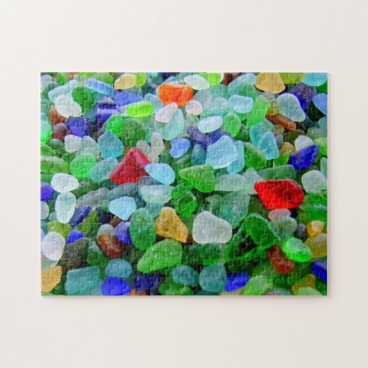 Beach Glass Mural Legpuzzel (Horizontaal)