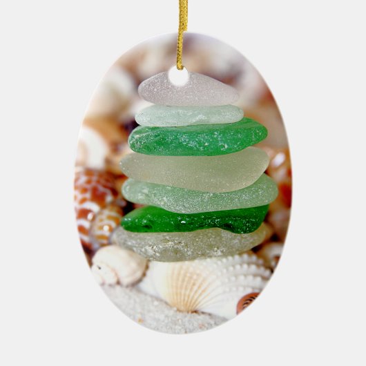 Beach Glass Ornament (Voorkant)