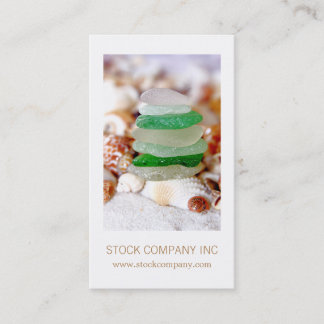 Beach Glass & Seashells Visitekaartje