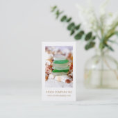 Beach Glass & Seashells Visitekaartje (Staand voorkant)