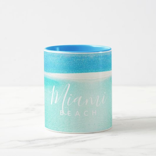 Beach Glitter Sparking Sand Ocean Miami Mok (Midden)