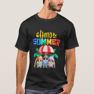 Beach Gnome Hallo Summer Vacation Summer Vibes T-shirt