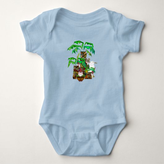 Beach Gnomes Baby Bodysuit (Voorkant)