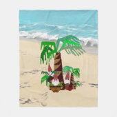 Beach Gnomes Fleece Blanket Deken (Voorkant)