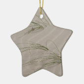Beach Grass Keramisch Ornament (Links)